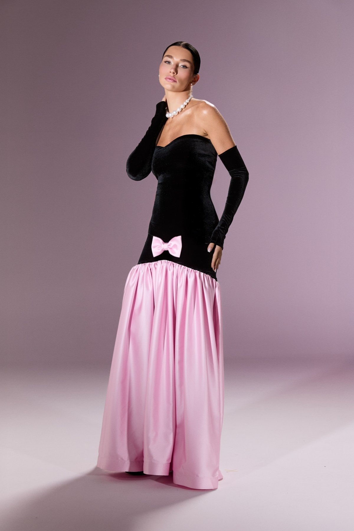 Marcelline Gown Elbise - ÇOK RENKLİ - Nur Karaata