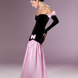 Marcelline Ribbon Gown Elbise - ÇOK RENKLİ - Nur Karaata