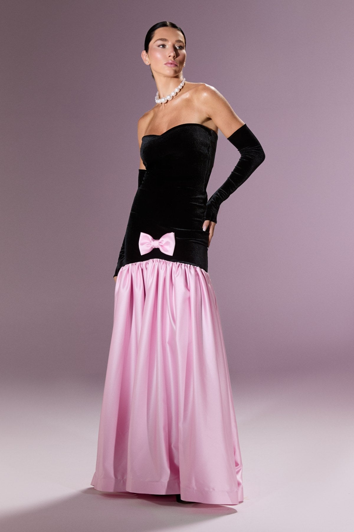 Marcelline Gown Elbise - ÇOK RENKLİ - Nur Karaata