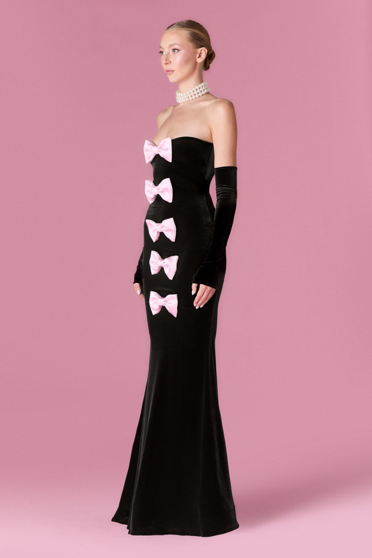 Delphine Gown Elbise - ÇOK RENKLİ - Nur Karaata