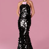 Rosalie Gown Elbise - Siyah - Nur Karaata
