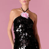 Rosalie Gown Elbise - Siyah - Nur Karaata