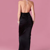 Gilded Society Dress Elbise - ÇOK RENKLİ - Nur Karaata