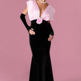 Midnight Grace Dress Elbise - ÇOK RENKLİ - Nur Karaata