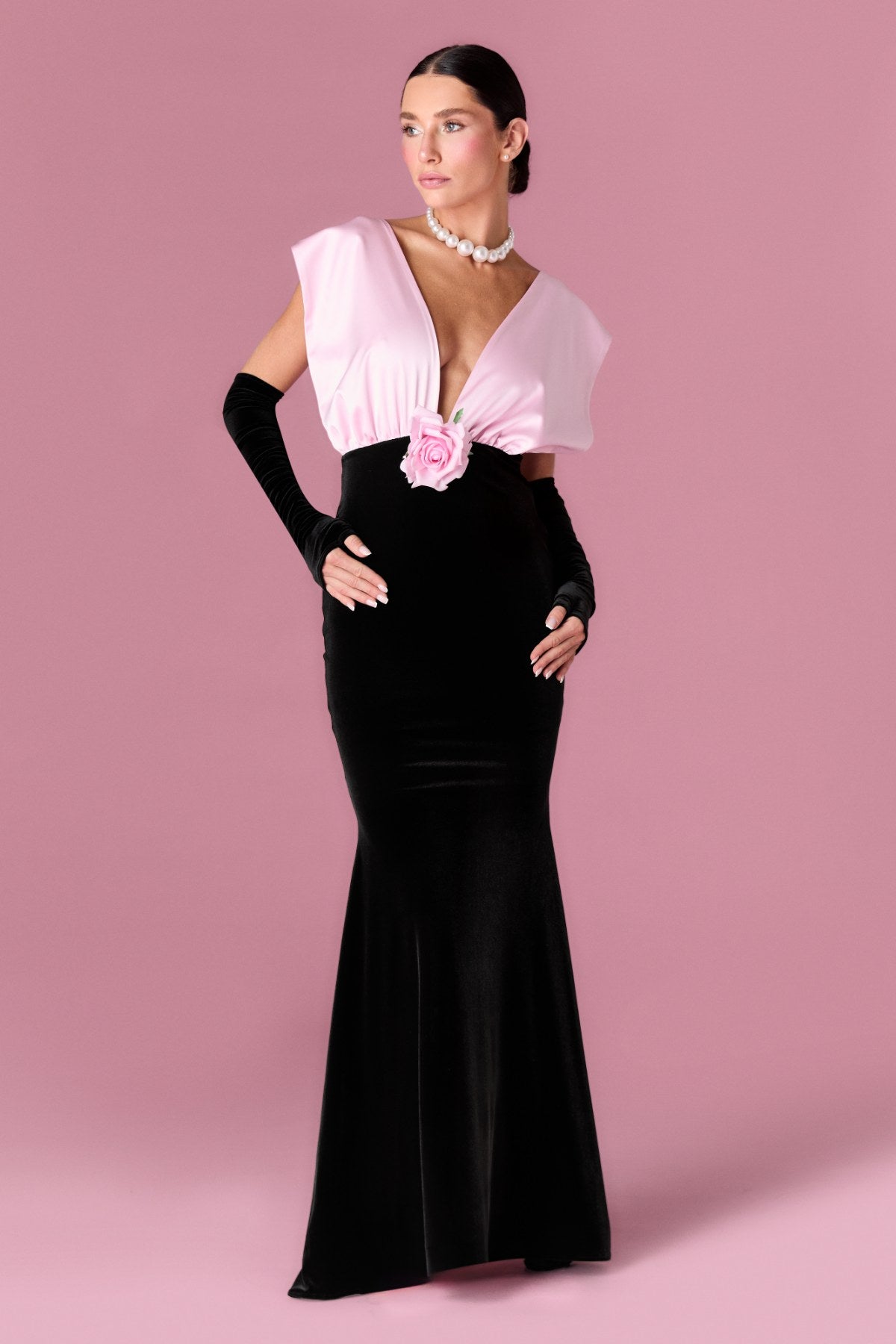 Midnight Grace Dress Elbise - ÇOK RENKLİ - Nur Karaata