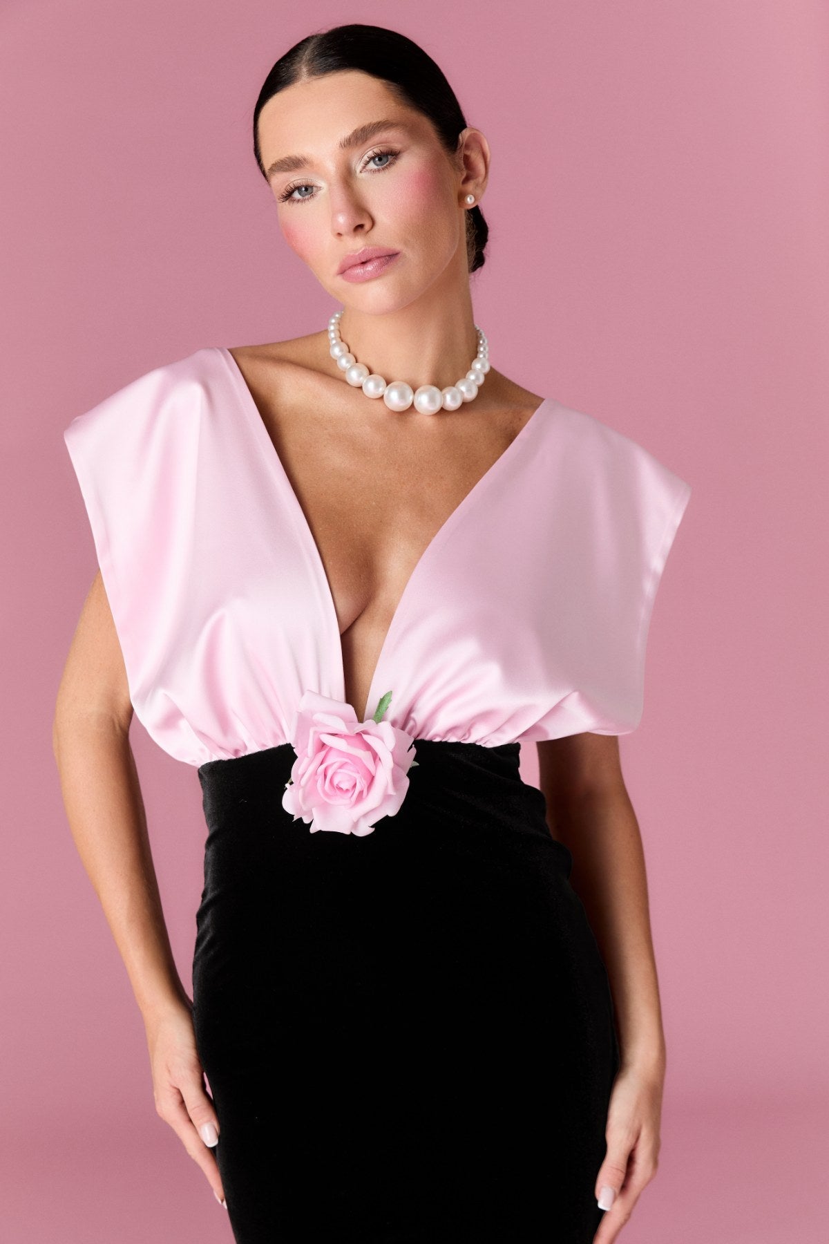 Midnight Grace Dress Elbise - ÇOK RENKLİ - Nur Karaata