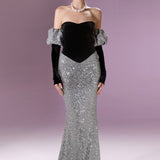 Alessia Gown Elbise - ÇOK RENKLİ - Nur Karaata