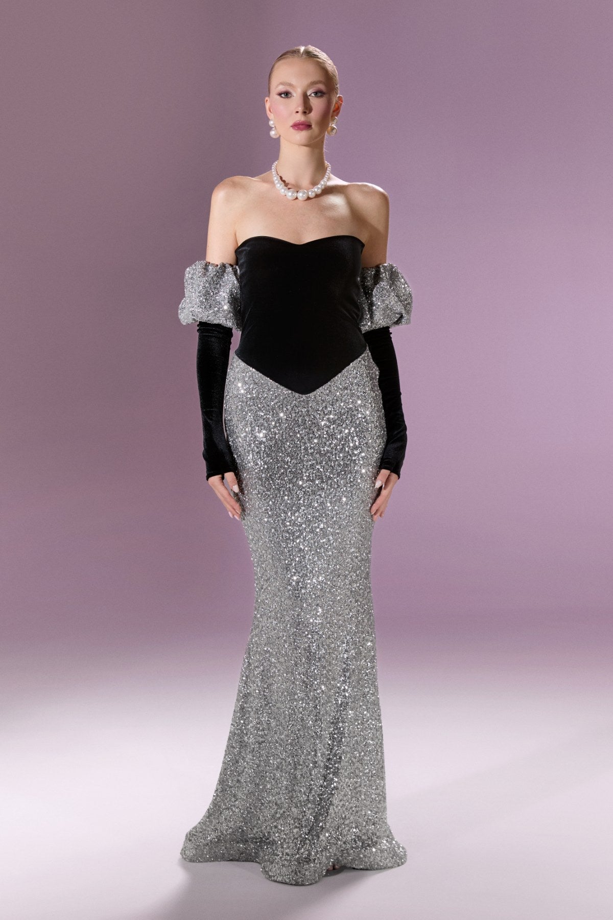 Alessia Gown Elbise - ÇOK RENKLİ - Nur Karaata