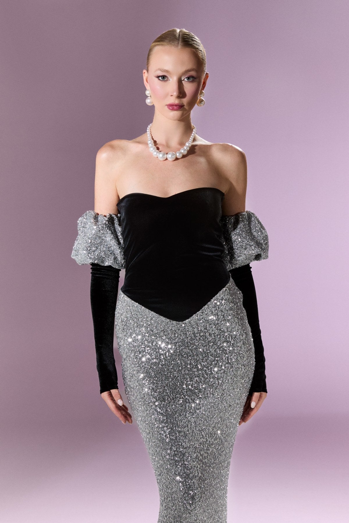 Alessia Gown Elbise - ÇOK RENKLİ - Nur Karaata