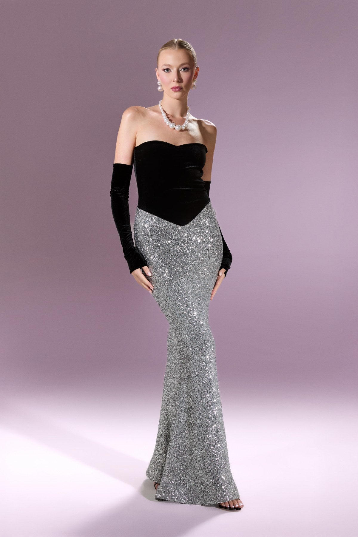 Splendour Icon Gown Elbise - ÇOK RENKLİ - Nur Karaata