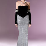 Pearl Affair Gown Elbise - ÇOK RENKLİ - Nur Karaata