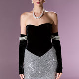 Pearl Affair Gown Elbise - ÇOK RENKLİ - Nur Karaata