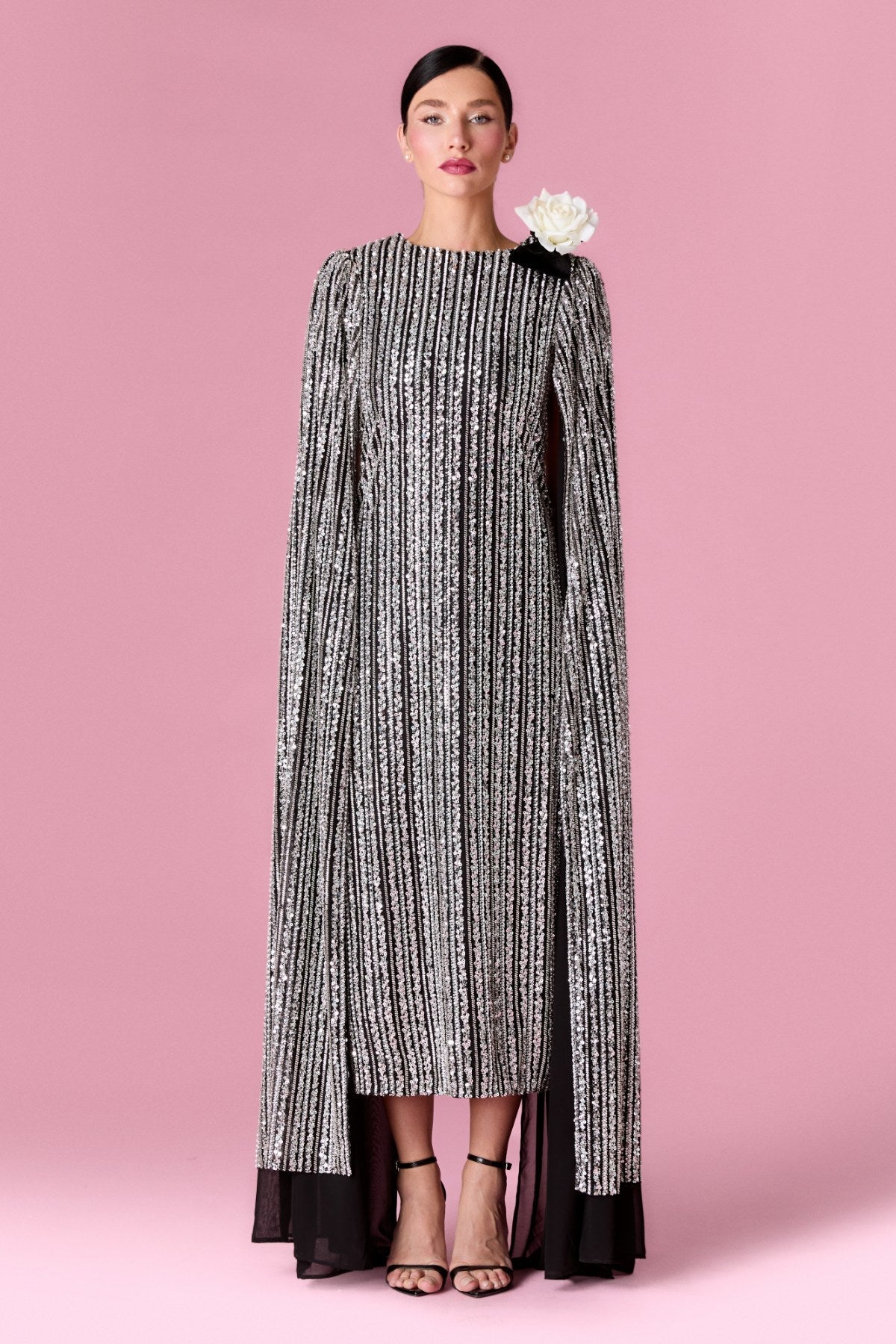 Isabelle Gown Elbise - ÇOK RENKLİ - Nur Karaata