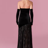 Florence Gown Elbise - Siyah - Nur Karaata