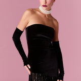 Florence Gown Elbise - Siyah - Nur Karaata