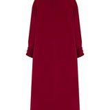 Scarlet Mandarin Oversize Wool Coat