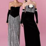 Cosette Gown Elbise - ÇOK RENKLİ - Nur Karaata