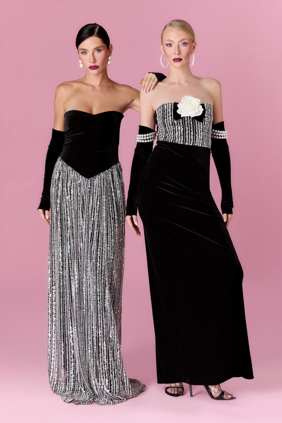 Cosette Gown Elbise - ÇOK RENKLİ - Nur Karaata