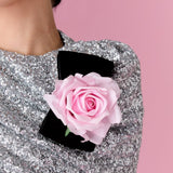 Camellia Dress Elbise - Gümüş - Nur Karaata