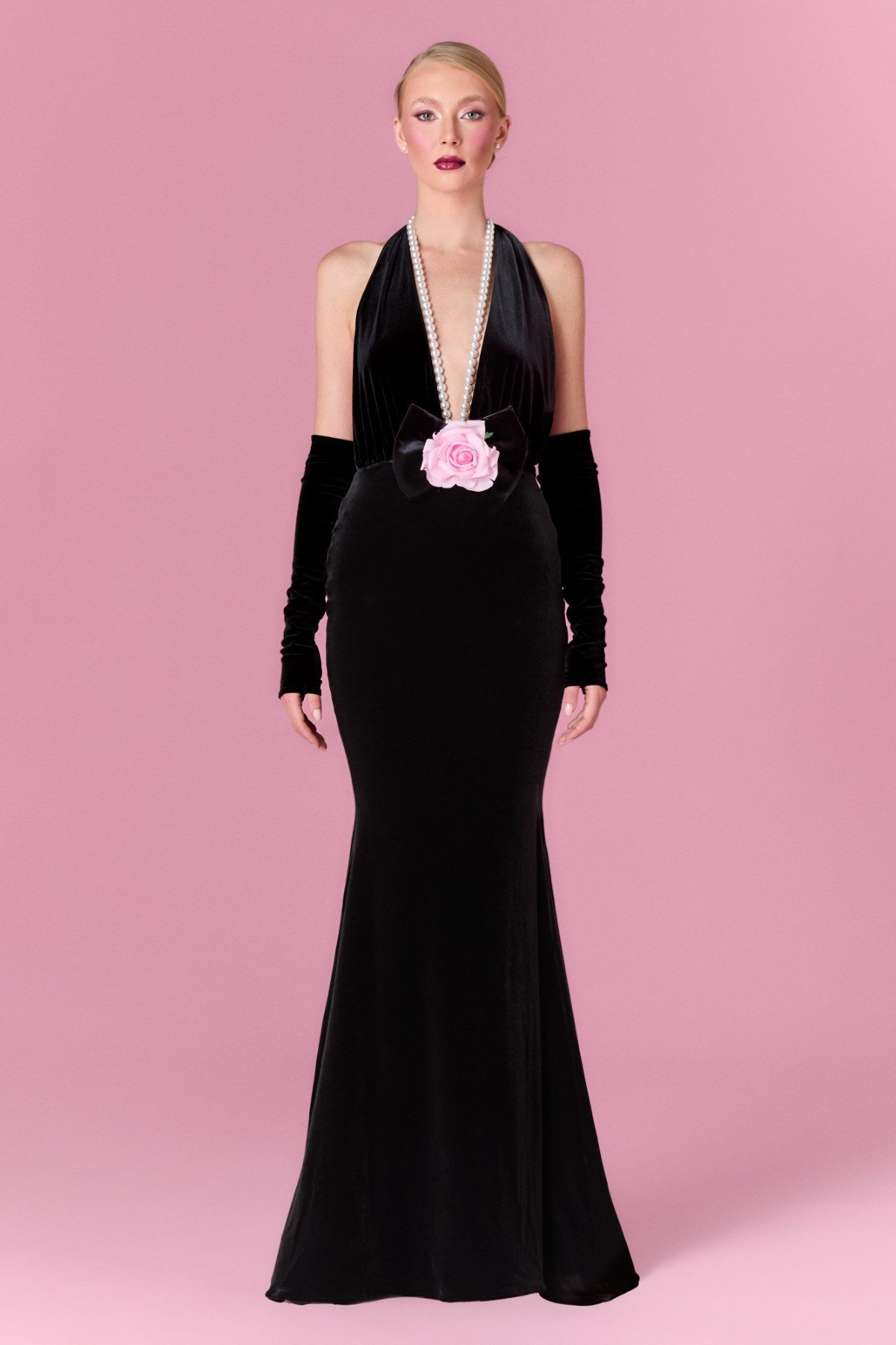 Florence Bloom Dress Elbise - Siyah - Nur Karaata