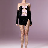 Grandeur Mini Dress Elbise - ÇOK RENKLİ - Nur Karaata