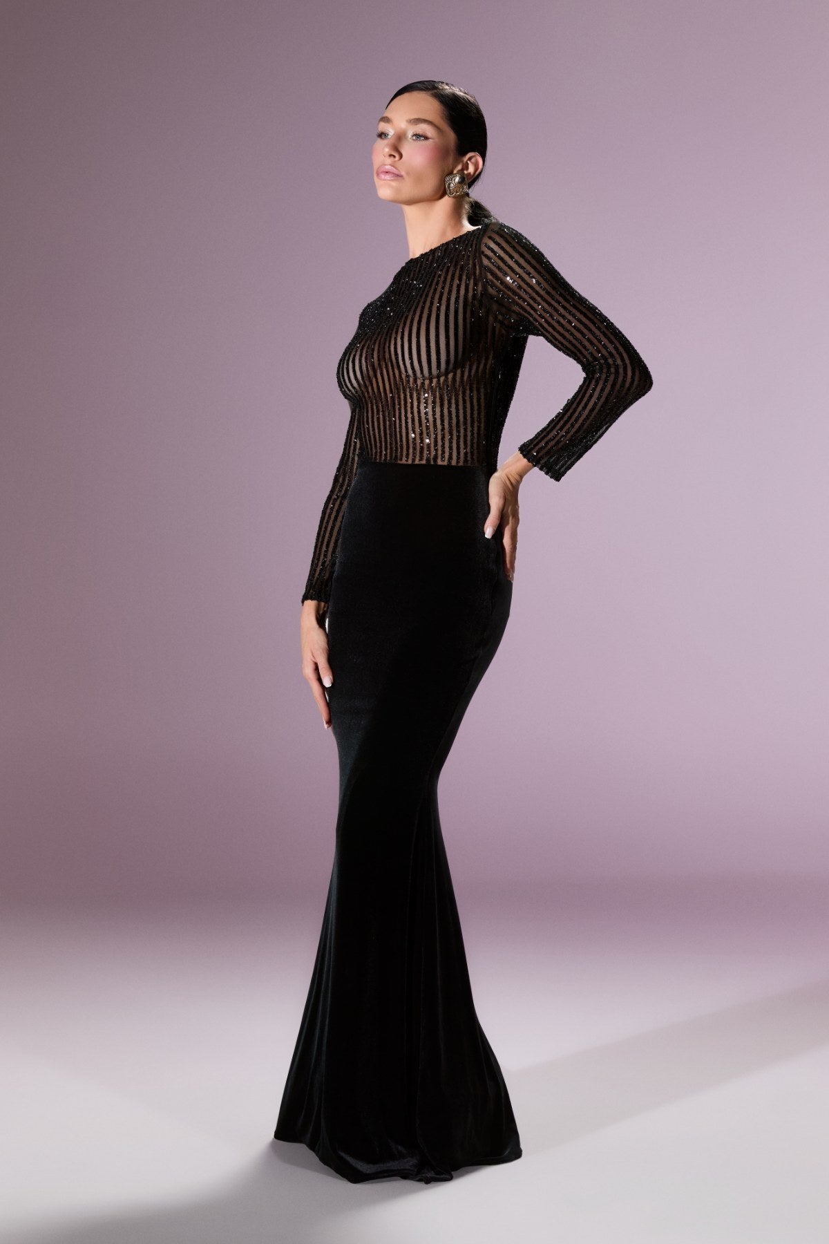 Aureline Dress Elbise - Siyah - Nur Karaata