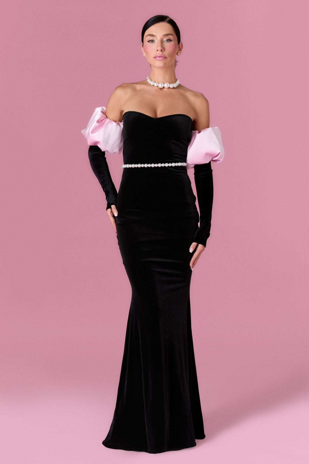 Royal Allure Dress Elbise - ÇOK RENKLİ - Nur Karaata