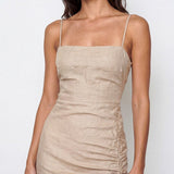 Naomi Beige Dress