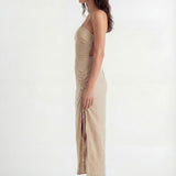 Naomi Beige Dress