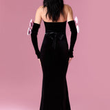 Velvet Grace Dress Elbise - ÇOK RENKLİ - Nur Karaata