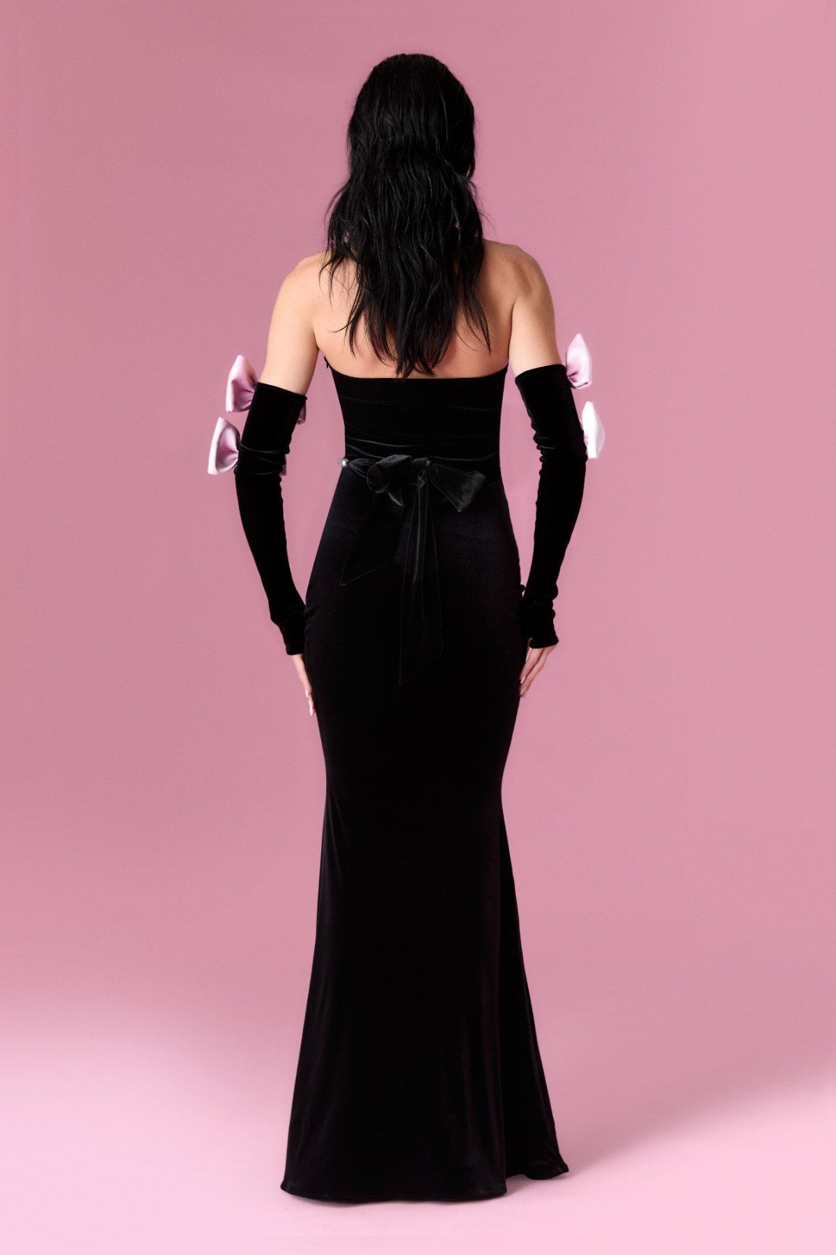 Velvet Grace Dress Elbise - ÇOK RENKLİ - Nur Karaata