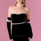 Amara Mini Dress Elbise - Siyah - Nur Karaata