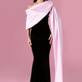 Amoura Gown Elbise - ÇOK RENKLİ - Nur Karaata
