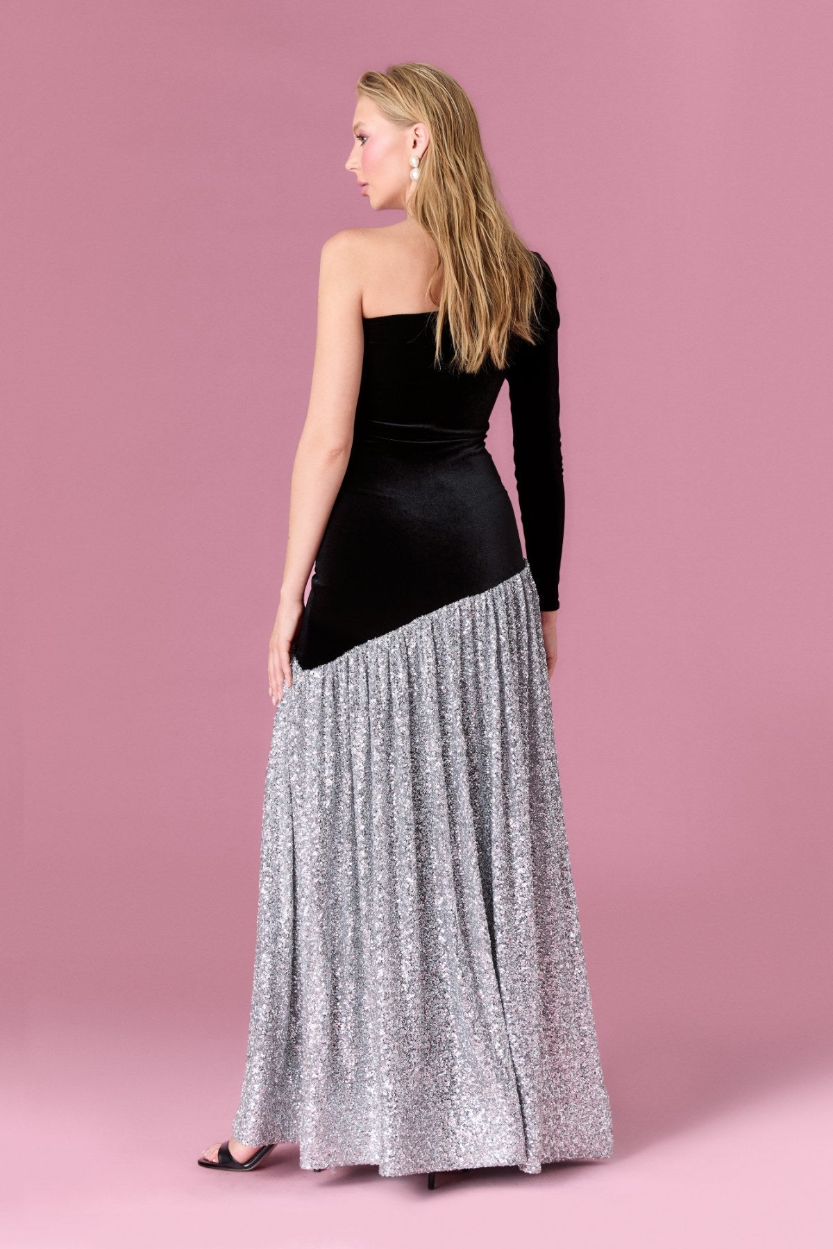 Sabrina Gown Elbise - ÇOK RENKLİ - Nur Karaata