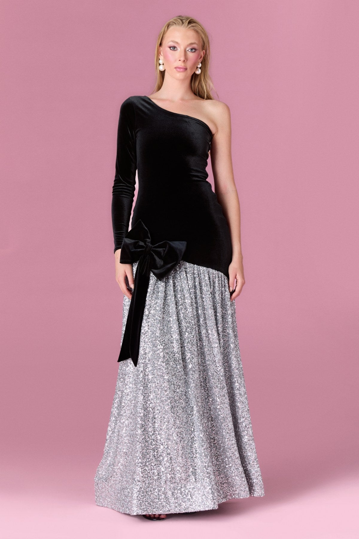 Sabrina Gown Elbise - ÇOK RENKLİ - Nur Karaata