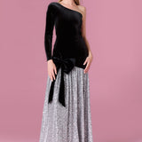 Sabrina Gown Elbise - ÇOK RENKLİ - Nur Karaata