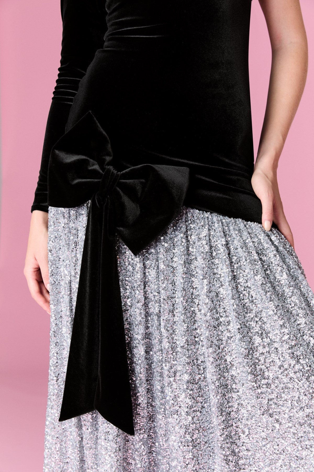Sabrina Gown Elbise - ÇOK RENKLİ - Nur Karaata