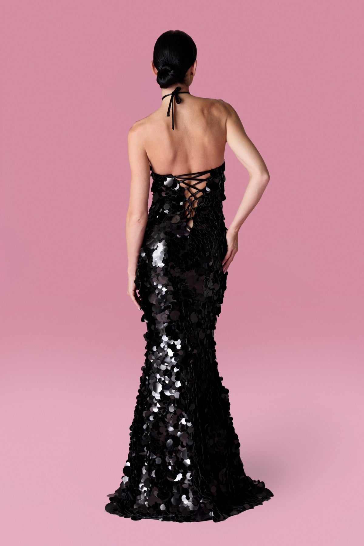 Rosalie Gown Elbise - Siyah - Nur Karaata