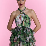 The Riviera Bloom Mini Dress