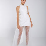 Glamor White Dress