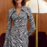 Cebra Blouse - Zebra - Görsel 2