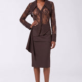 Encanto Brown Skirt - Brown