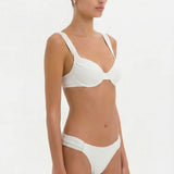 Gisele White Bikini Set