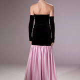 Marcelline Gown Elbise - ÇOK RENKLİ - Nur Karaata