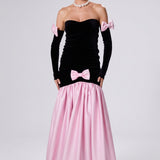 Marcelline Ribbon Gown Elbise - ÇOK RENKLİ - Nur Karaata