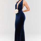 Alhambra Navy Gown Dress