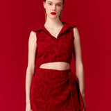 طقم تنورة قصيرة علوية Miranda Mini