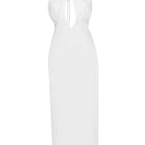 Alba Low-cut Long Dress