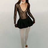 Siena Lace Balloon Mini Dress