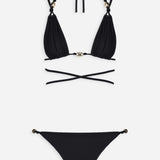 Apricate Black Bikini